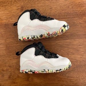 Nike Air Jordan Retro 10 "Ember Glow Athletic Fashion Casual Size 7c